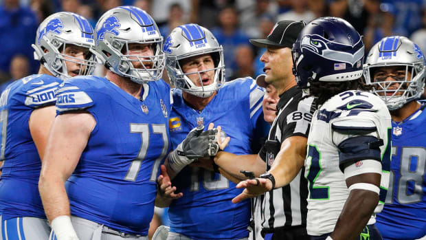 Detroit Lions quarterback Jared Goff in Week 2 vs. Seahawks